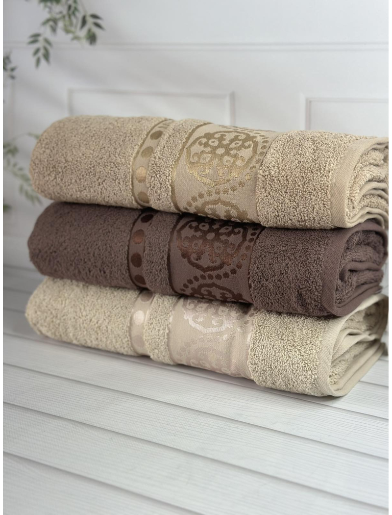 Micro delux Orient рушники 50х90см., 3 шт/уп. Мікрокоттон. CestepeТуреччина.