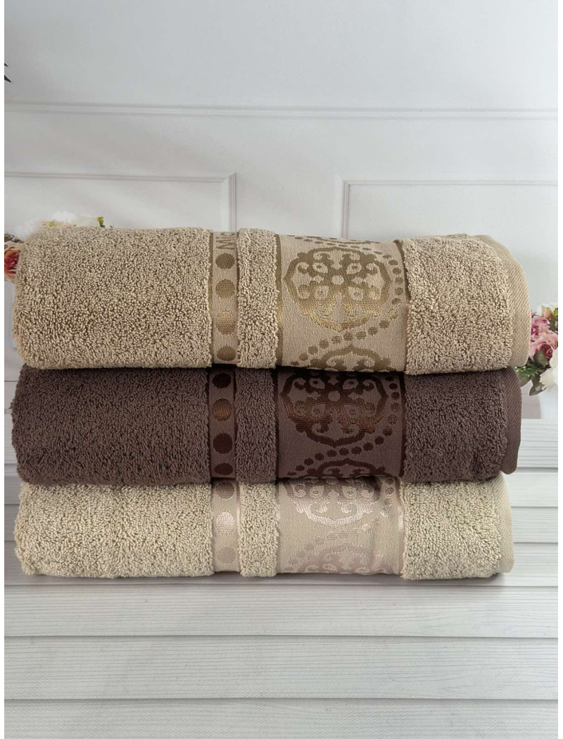 Micro delux Orient рушники 50х90см., 3 шт/уп. Мікрокоттон. CestepeТуреччина.