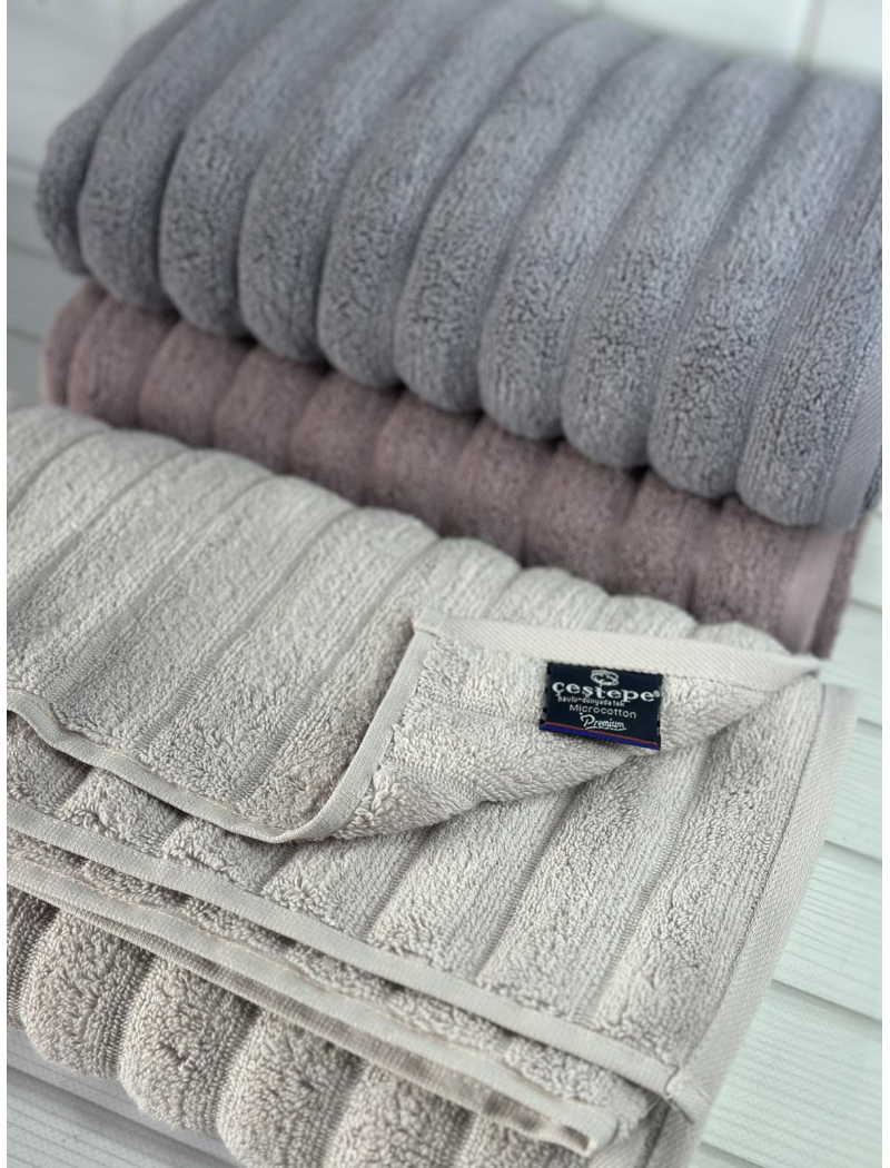 Micro Premium Royal murdum рушники 70х140см., 3 шт/уп. Мікрокоттон. CestepeТуреччина.