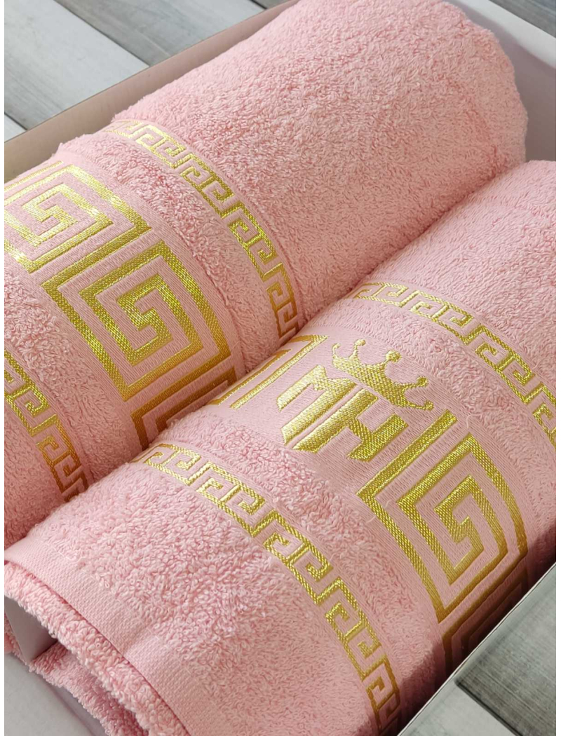 Moz versace persik 2в1подарунковий набір рушників.