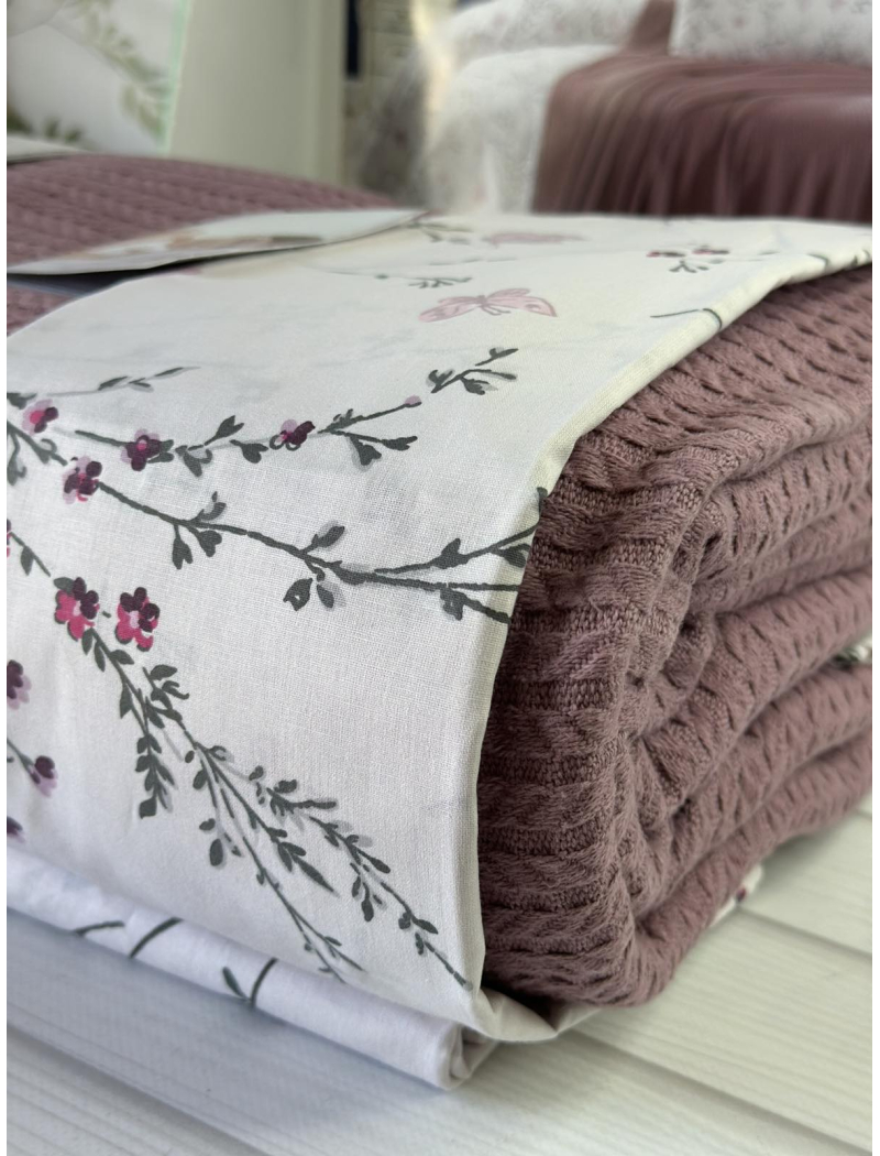 Murdum Літній набір з Плед машинна в'язка. Romeo home Туреччина