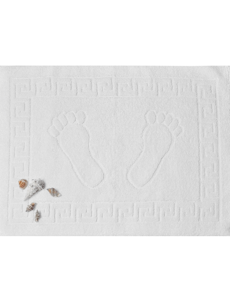 Полотенце махровое для ног белое (Турция)