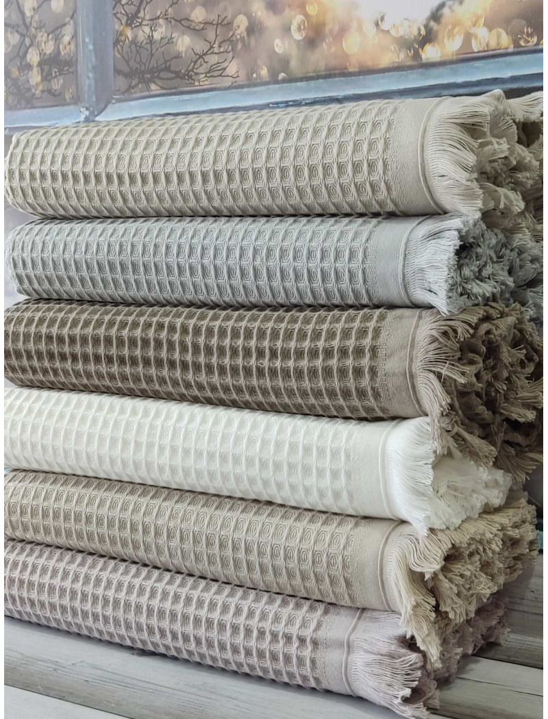 Olga вафельні рушники 70х140см., 6 шт/уп. Pupilla Туреччина.