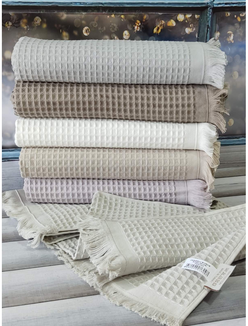 Olga вафельні рушники 70х140см., 6 шт/уп. Pupilla Туреччина.