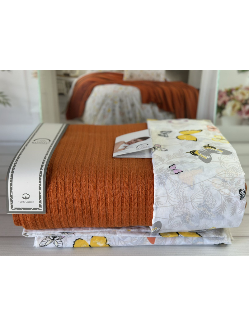 Oranc Літній набір з Плед машинна в'язка. Romeo home Туреччина