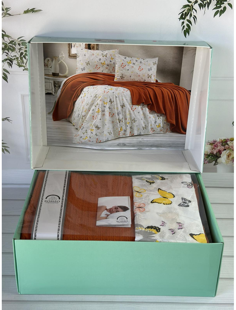 Oranc Літній набір з Плед машинна в'язка. Romeo home Туреччина