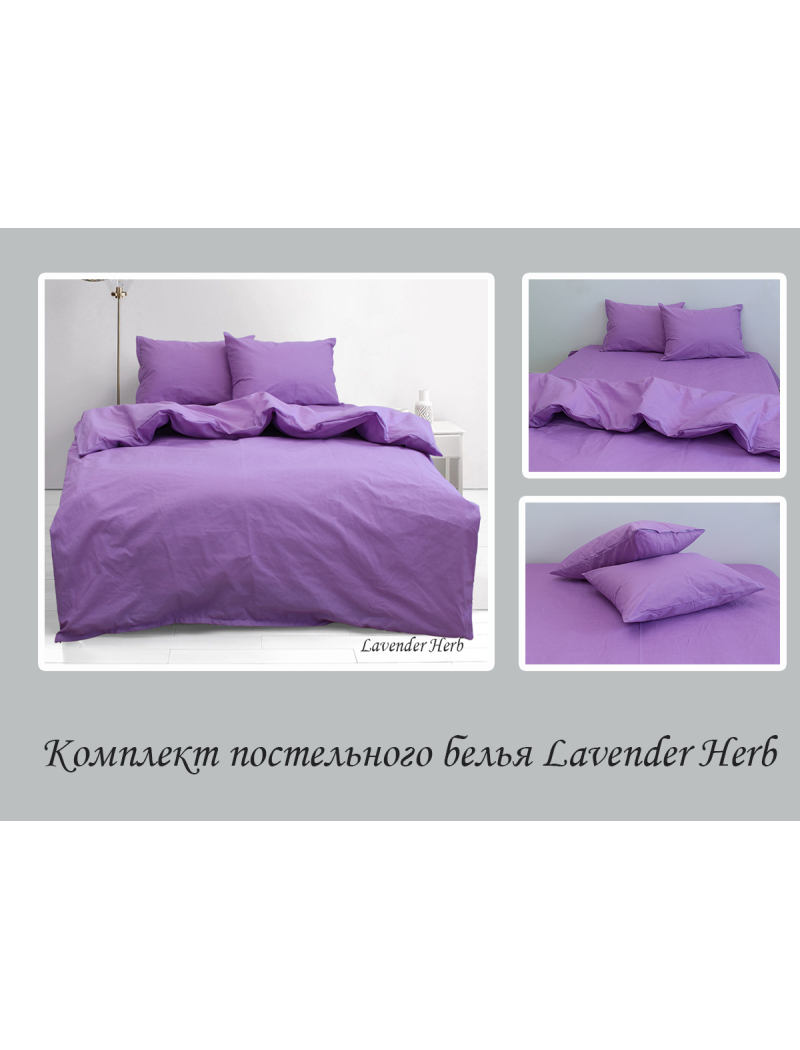 Комплект постільної білизни євро Lavender Herb