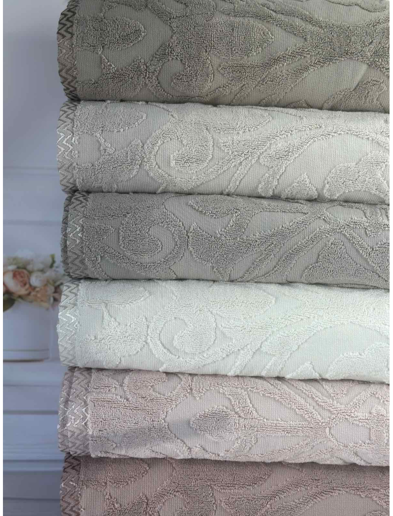 Perforce рушники 70х140см., 6 шт/уп. Пеньє. Sikel Туреччина