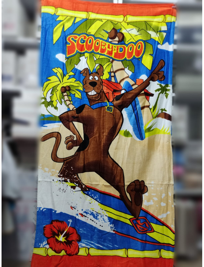 Пляжное полотенце Scooby doo 75х150см. Турция.