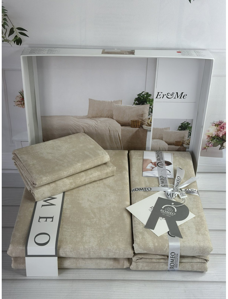Poplin Eresme постіль з поплин. Євро розмір. Romeo home Туреччина.