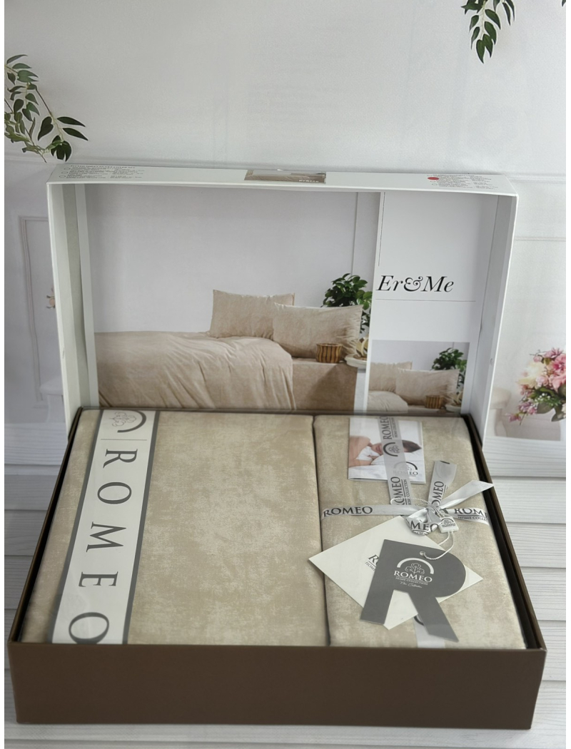 Poplin Eresme постіль з поплин. Євро розмір. Romeo home Туреччина.