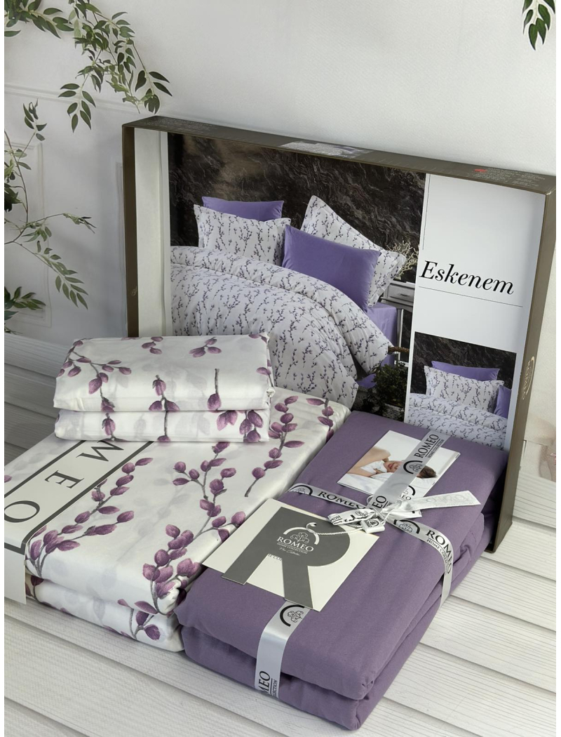 Poplin Eskenem постіль з поплин. Євро розмір. Romeo home Туреччина.
