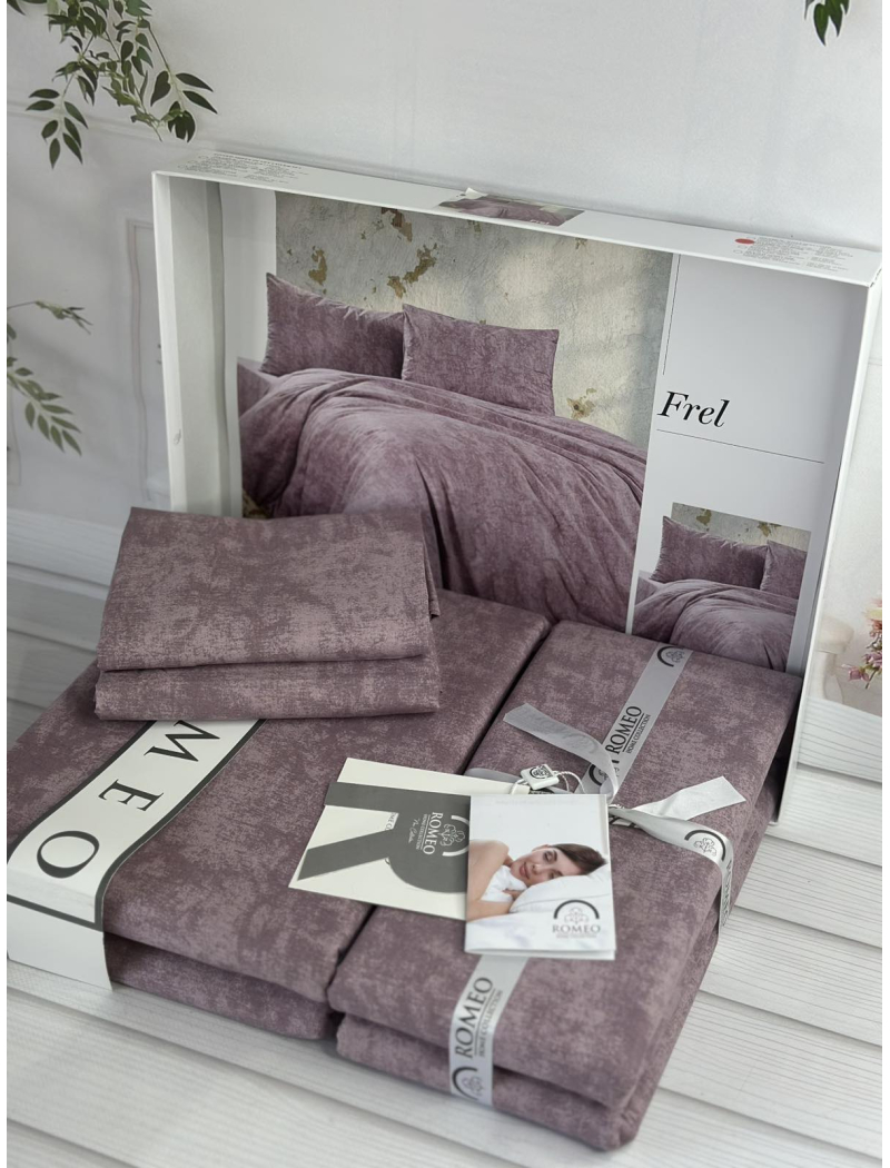 Poplin Frel постіль з поплин. Євро розмір. Romeo home Туреччина.