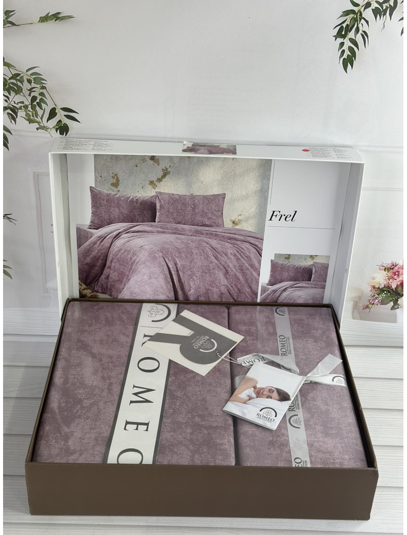 Poplin Frel постіль з поплин. Євро розмір. Romeo home Туреччина.