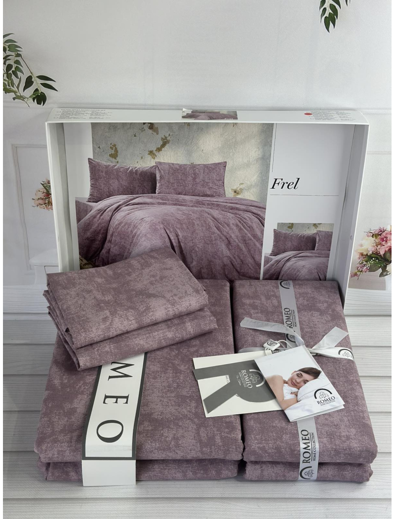 Poplin Frel постіль з поплин. Євро розмір. Romeo home Туреччина.