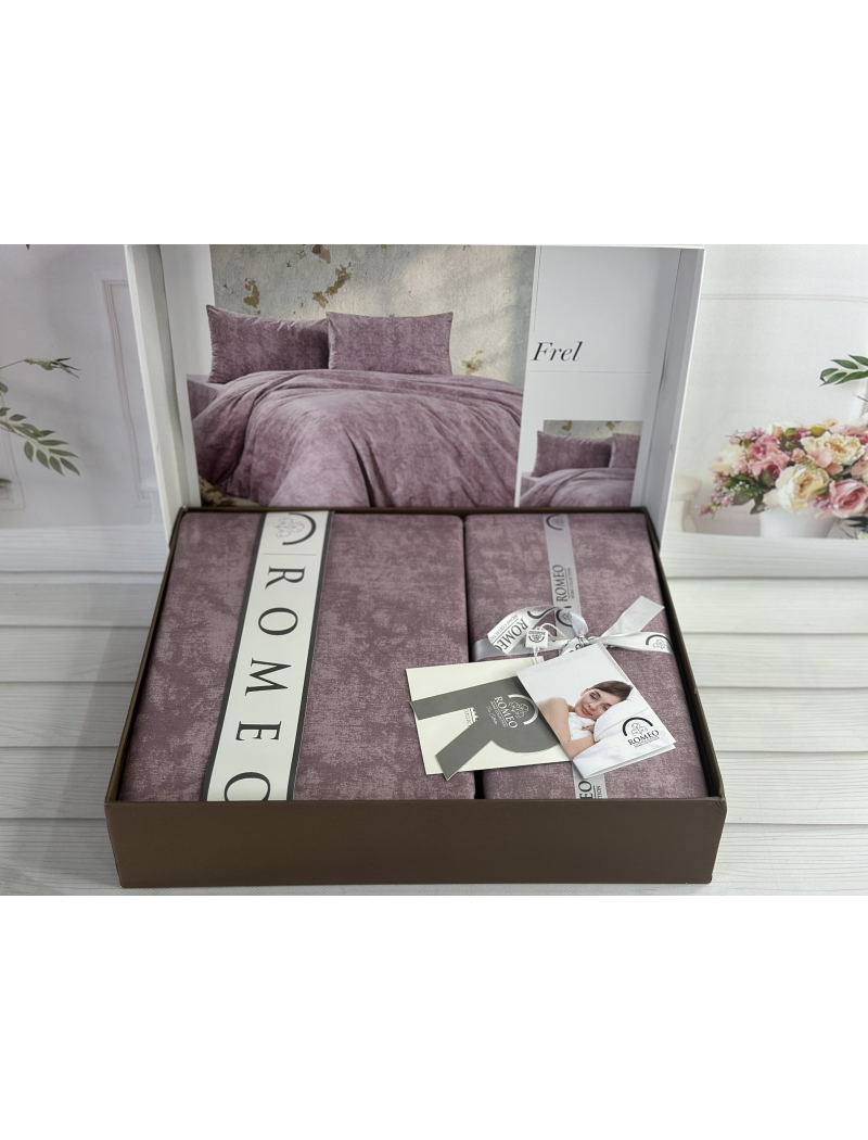 Poplin Frel постіль з поплин. Євро розмір. Romeo home Туреччина.
