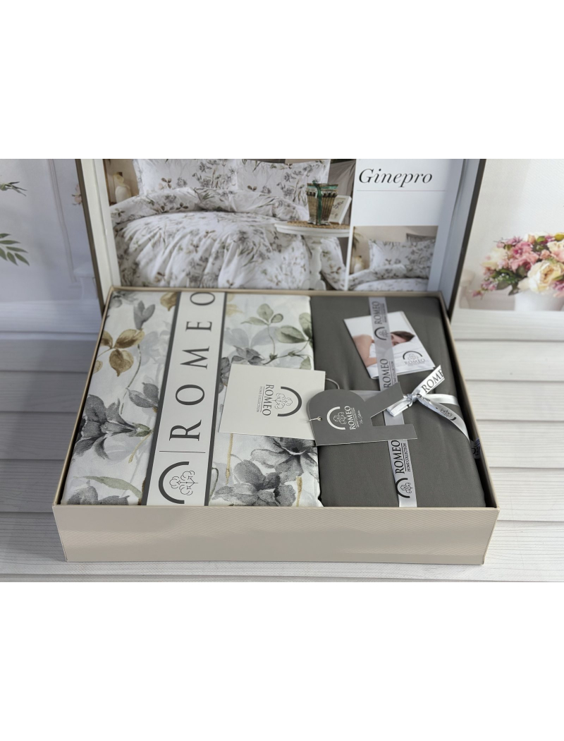 Poplin Ginepro постіль з поплин. Євро розмір. Romeo home Туреччина.