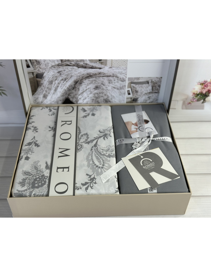Poplin Kralia постіль з поплин. Євро розмір. Romeo home Туреччина.