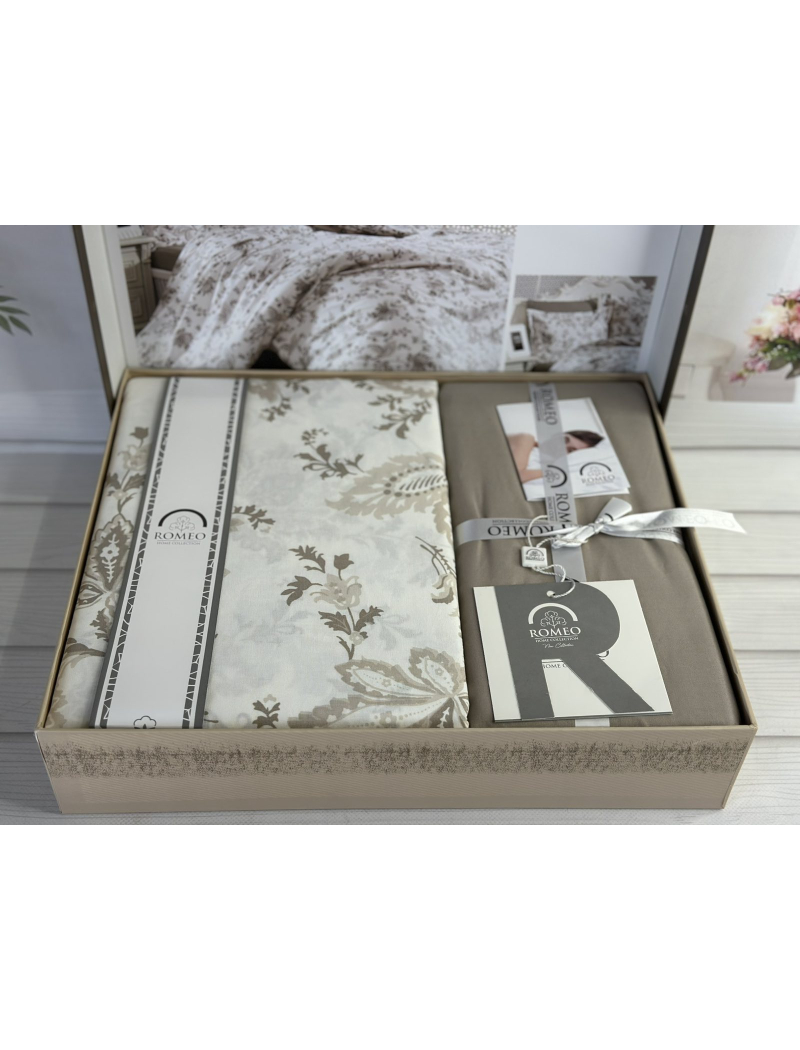 Poplin Linens постіль з поплин. Євро розмір. Romeo home Туреччина.
