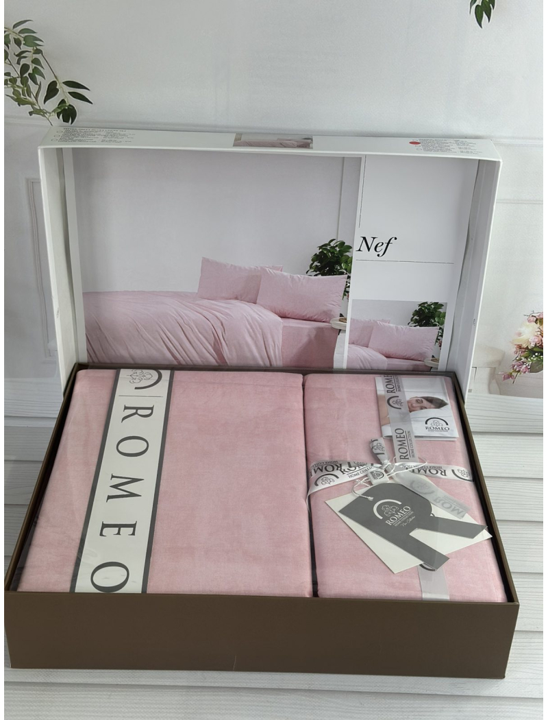 Poplin Nef постіль з поплин. Євро розмір. Romeo home Туреччина.
