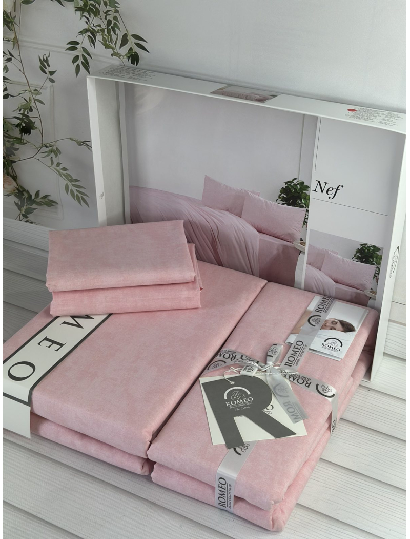 Poplin Nef постіль з поплин. Євро розмір. Romeo home Туреччина.