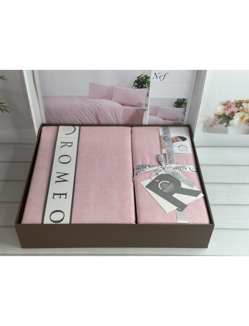 Poplin Nef постіль з поплин. Євро розмір. Romeo home Туреччина.