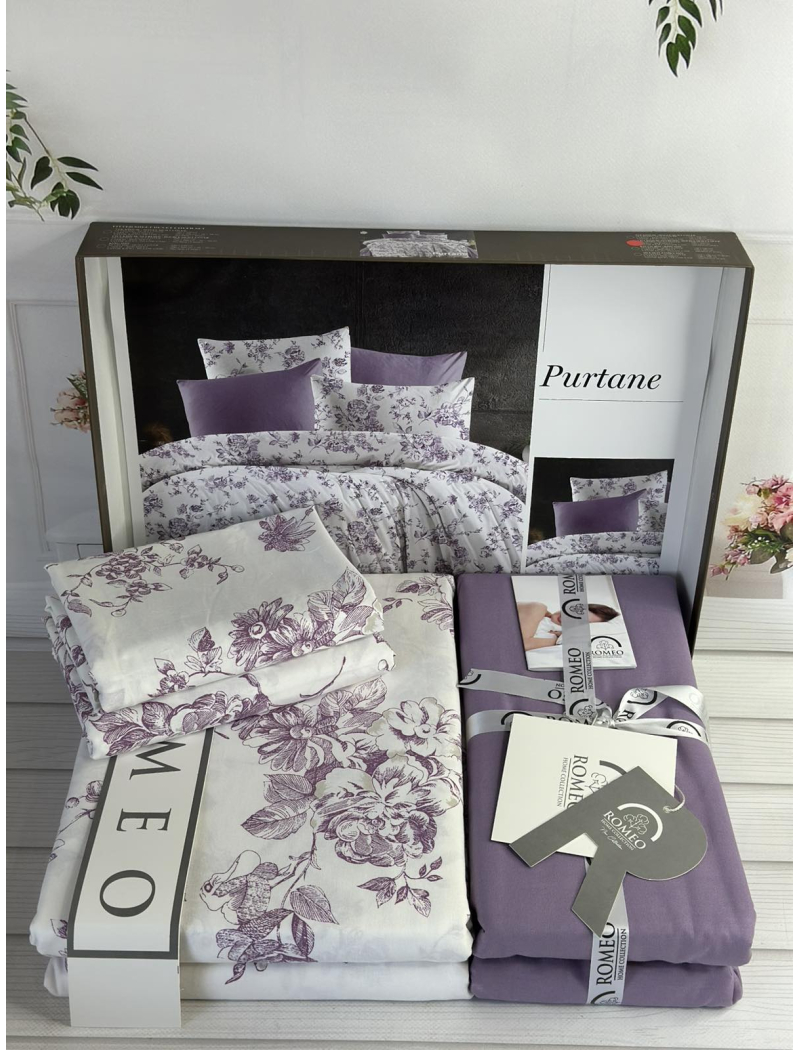 Poplin Purtane постіль з поплин. Євро розмір. Romeo home Туреччина.