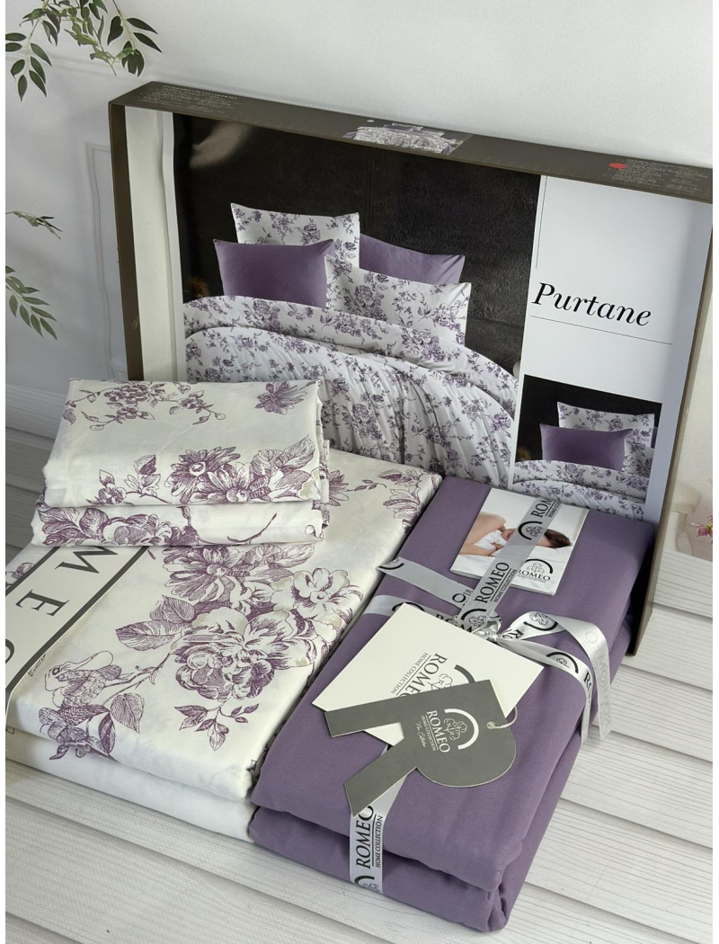 Poplin Purtane постіль з поплин. Євро розмір. Romeo home Туреччина.