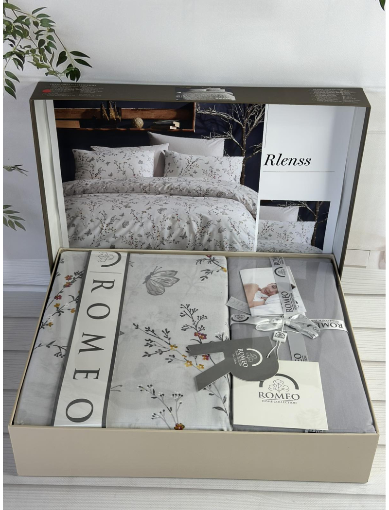 Poplin Rlenss постіль з поплин. Євро розмір. Romeo home Туреччина.