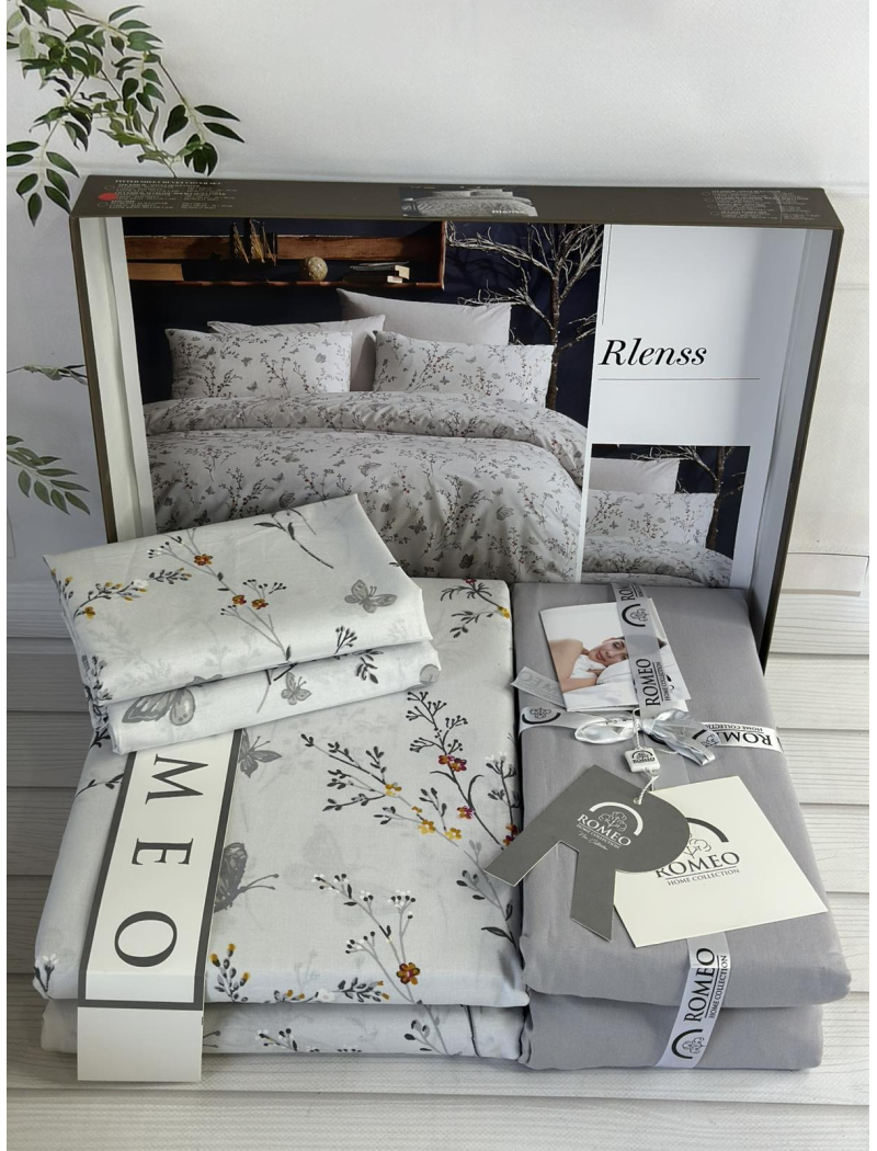 Poplin Rlenss постіль з поплин. Євро розмір. Romeo home Туреччина.