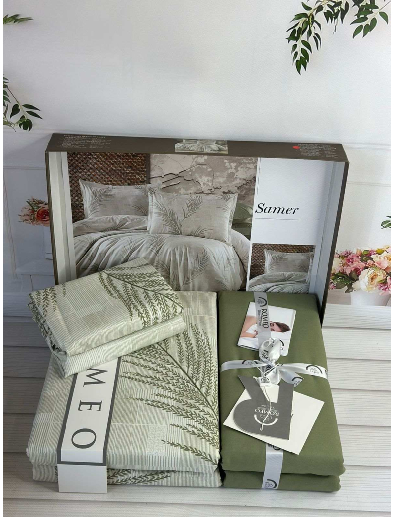 Poplin Samer постіль з поплин. Євро розмір. Romeo home Туреччина.