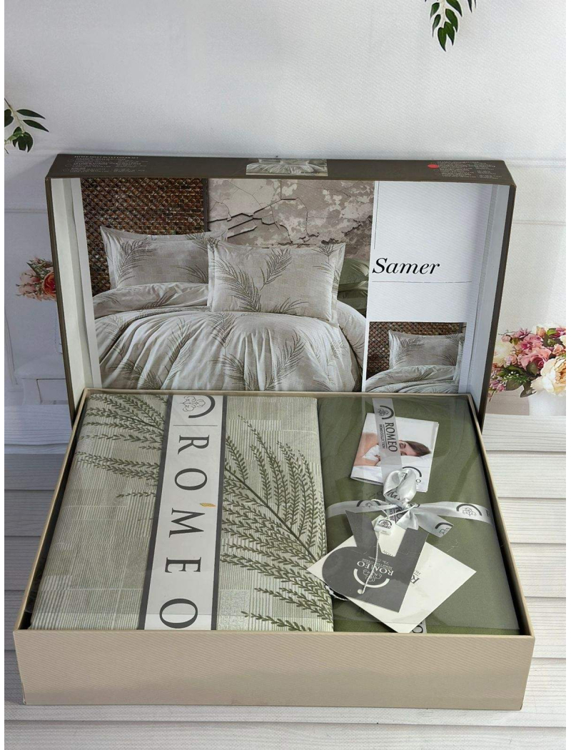 Poplin Samer постіль з поплин. Євро розмір. Romeo home Туреччина.