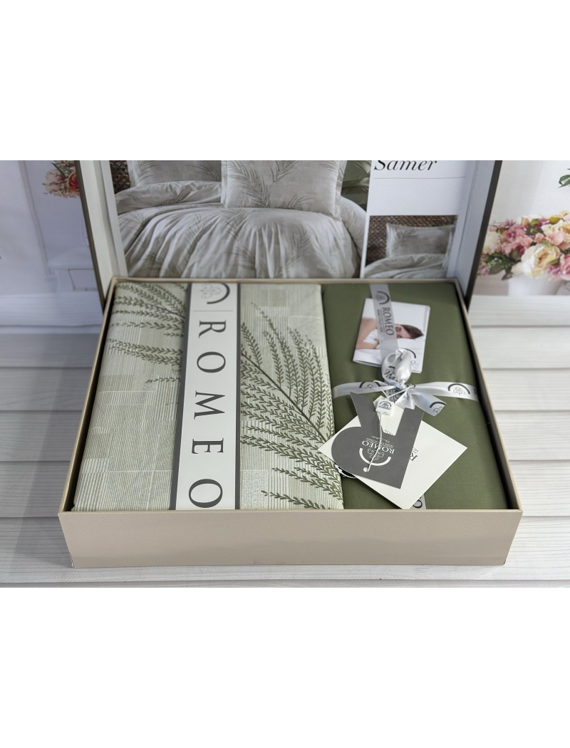 Poplin Samer постіль з поплин. Євро розмір. Romeo home Туреччина.