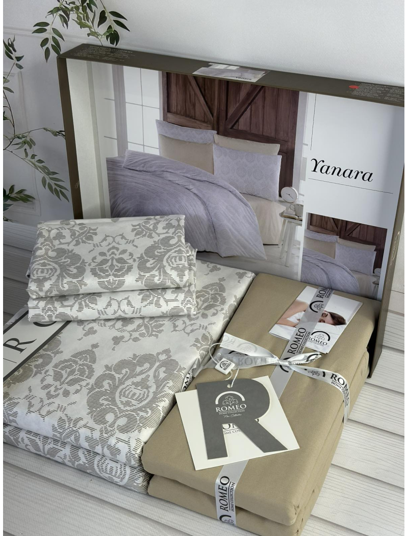Poplin Yanara постіль з поплин. Євро розмір. Romeo home Туреччина.