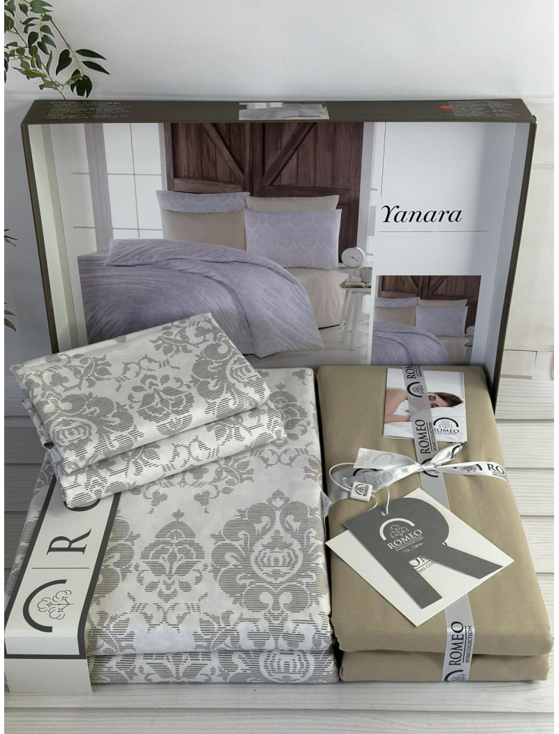 Poplin Yanara постіль з поплин. Євро розмір. Romeo home Туреччина.
