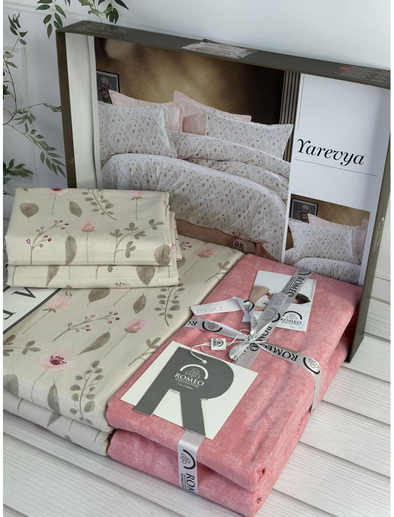 Poplin Yarevya постіль з поплин. Євро розмір. Romeo home Туреччина.