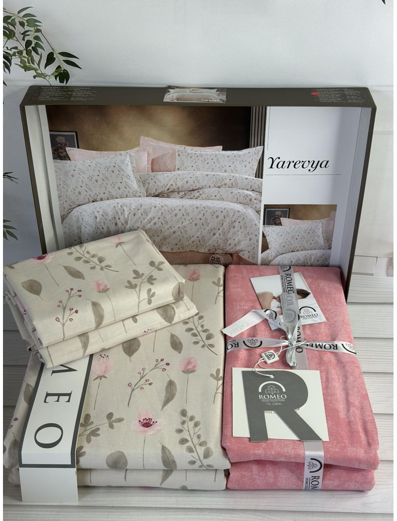 Poplin Yarevya постіль з поплин. Євро розмір. Romeo home Туреччина.