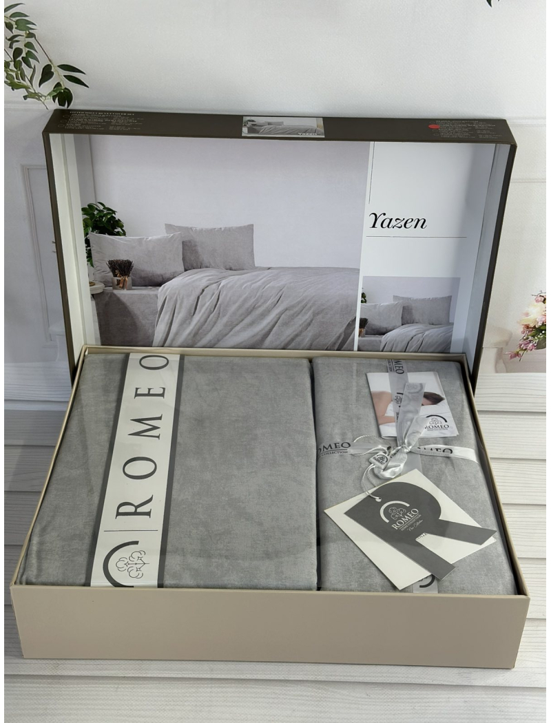 Poplin Yazen постіль з поплин. Євро розмір. Romeo home Туреччина.