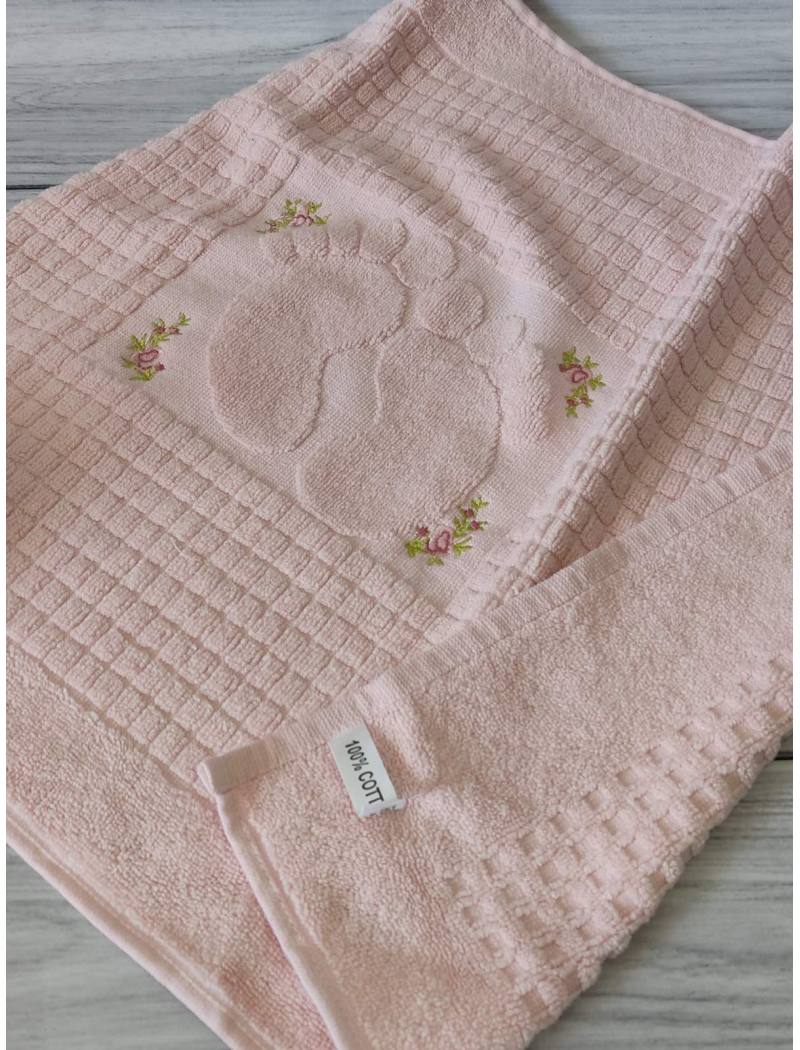 Рожеві рушники під ноги 50х70см. Махра. Karina Туреччина