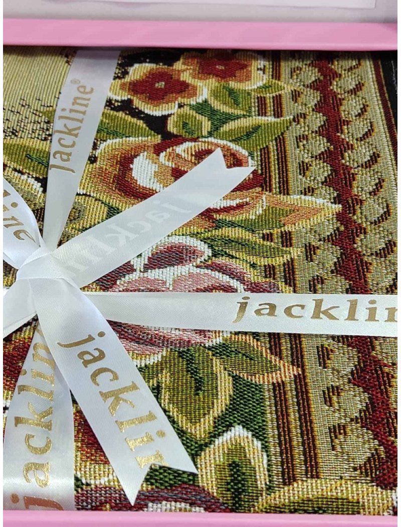 Jackline Туреччина.Roselinda Black.Гобеленова скатертина 160х220см.