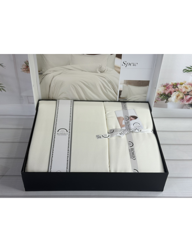 Spew Однотонное сатинова постільна білизна. Євро розмір. Romeo home Туреччина.