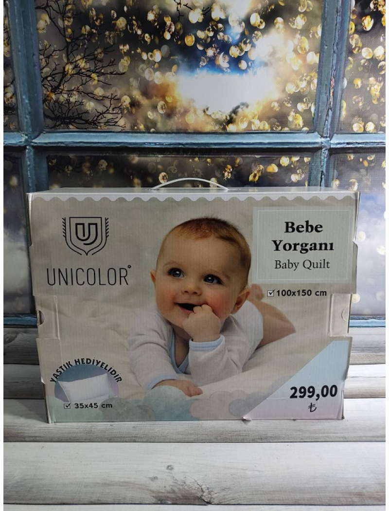 Unicolor bebe детское одеяло с подушкой. 100х150см.