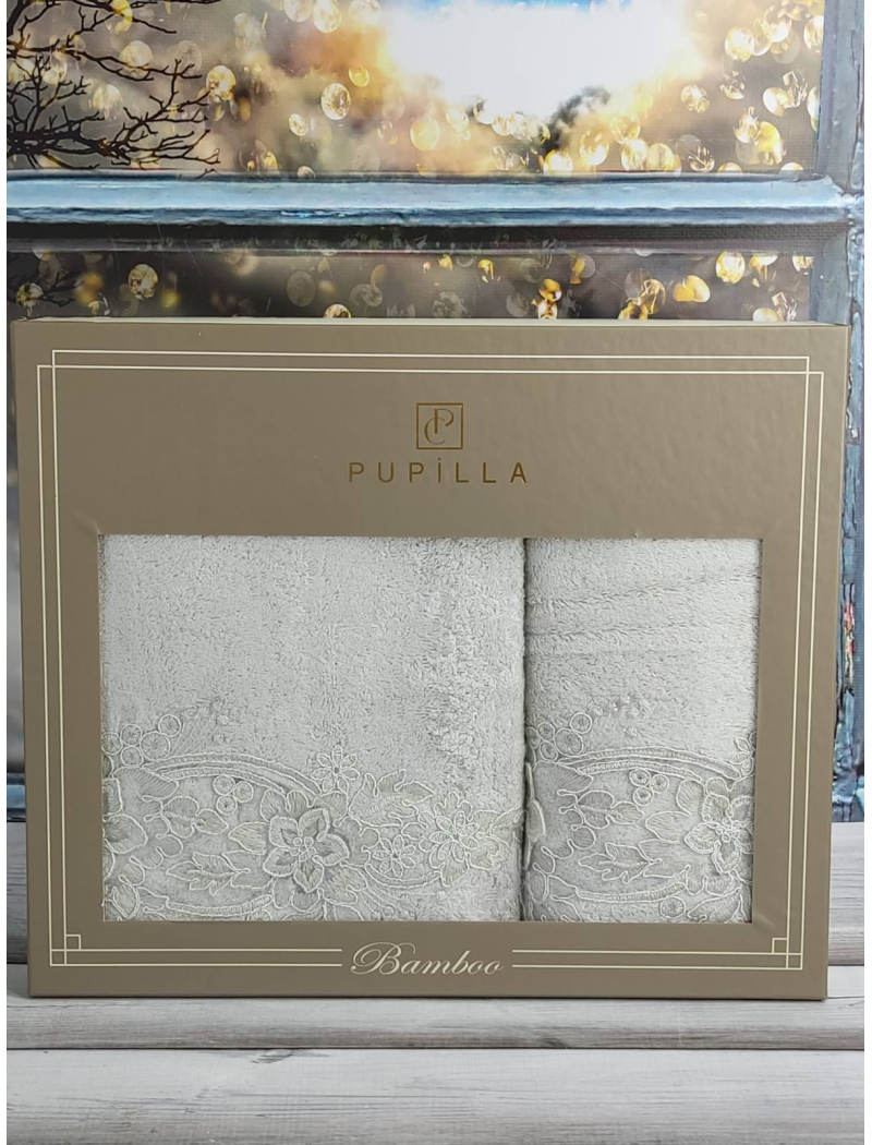 Pupilla 2в1 Vanetta mint бамбукові рушники.Туреччина.
