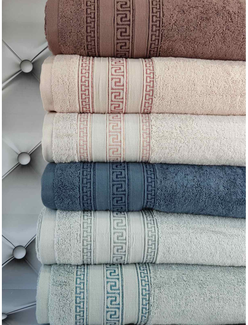 Versace рушники 70х140см., 6 шт/уп. Пеньє. Sikel Туреччина