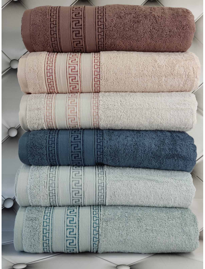 Versace рушники 70х140см., 6 шт/уп. Пеньє. Sikel Туреччина