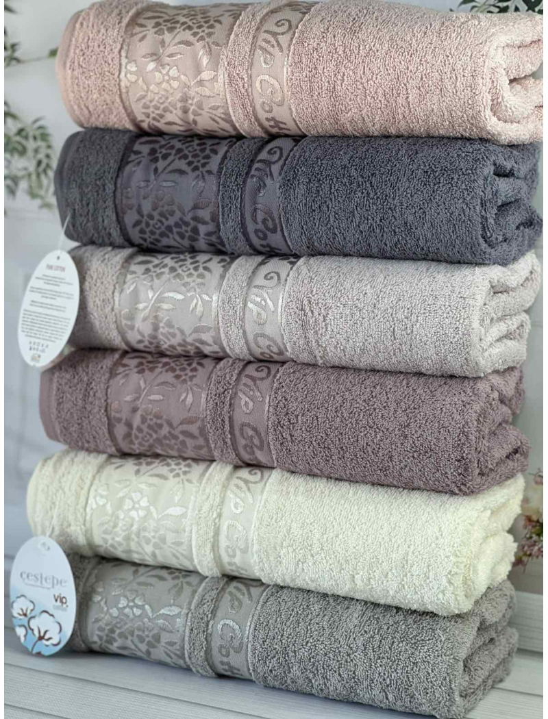 Vip cotton Buket махрові рушники 50х90см., 6 шт/уп. CestepeТуреччина.