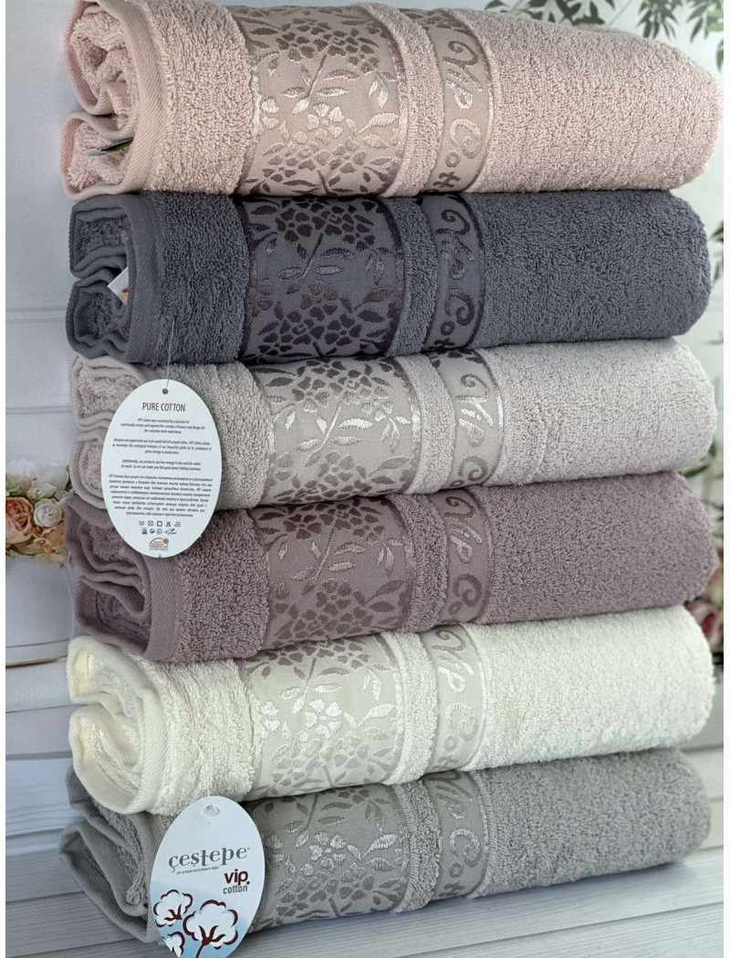 Vip cotton Buket махрові рушники 50х90см., 6 шт/уп. CestepeТуреччина.