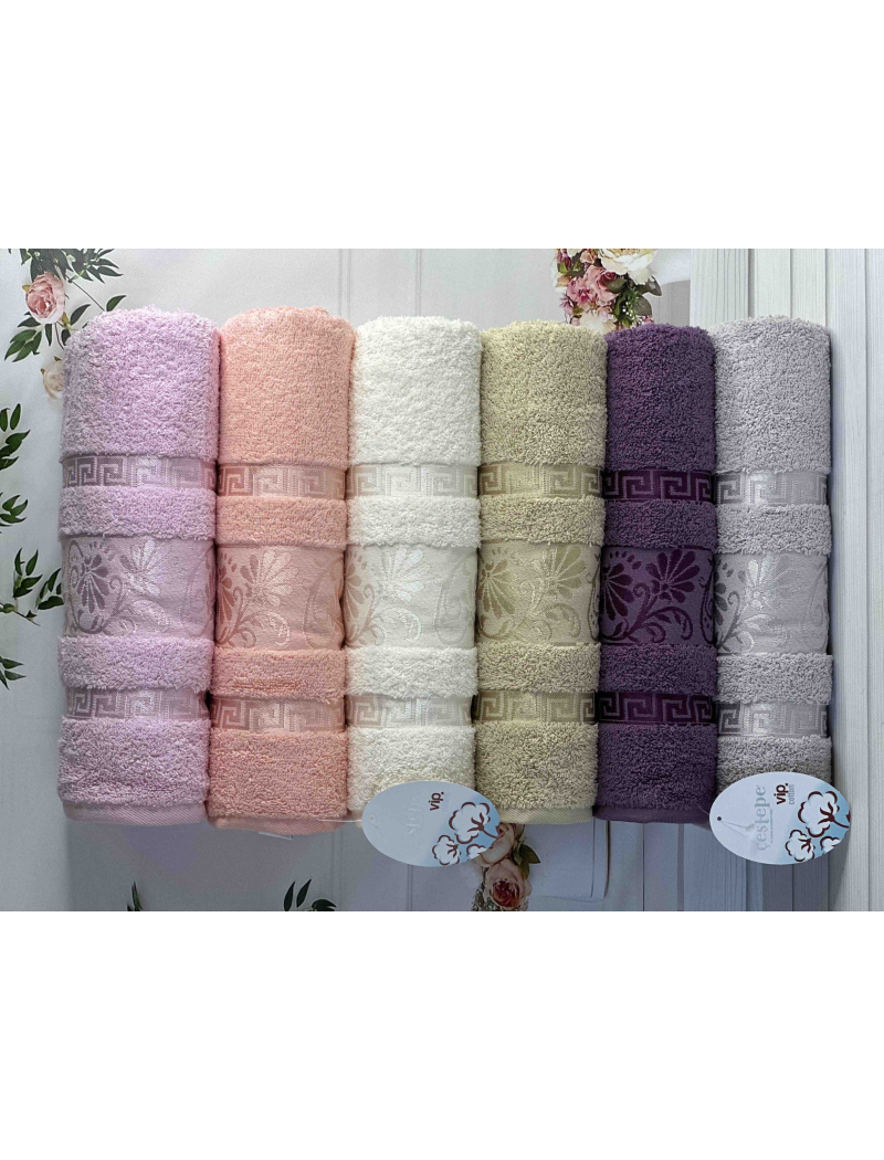 Vip cotton Diana махрові рушники 50х90см., 6 шт/уп. CestepeТуреччина.