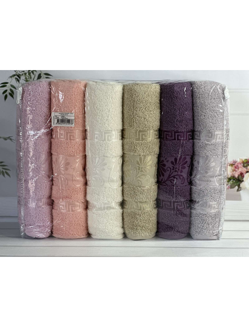 Vip cotton Diana махрові рушники 50х90см., 6 шт/уп. CestepeТуреччина.