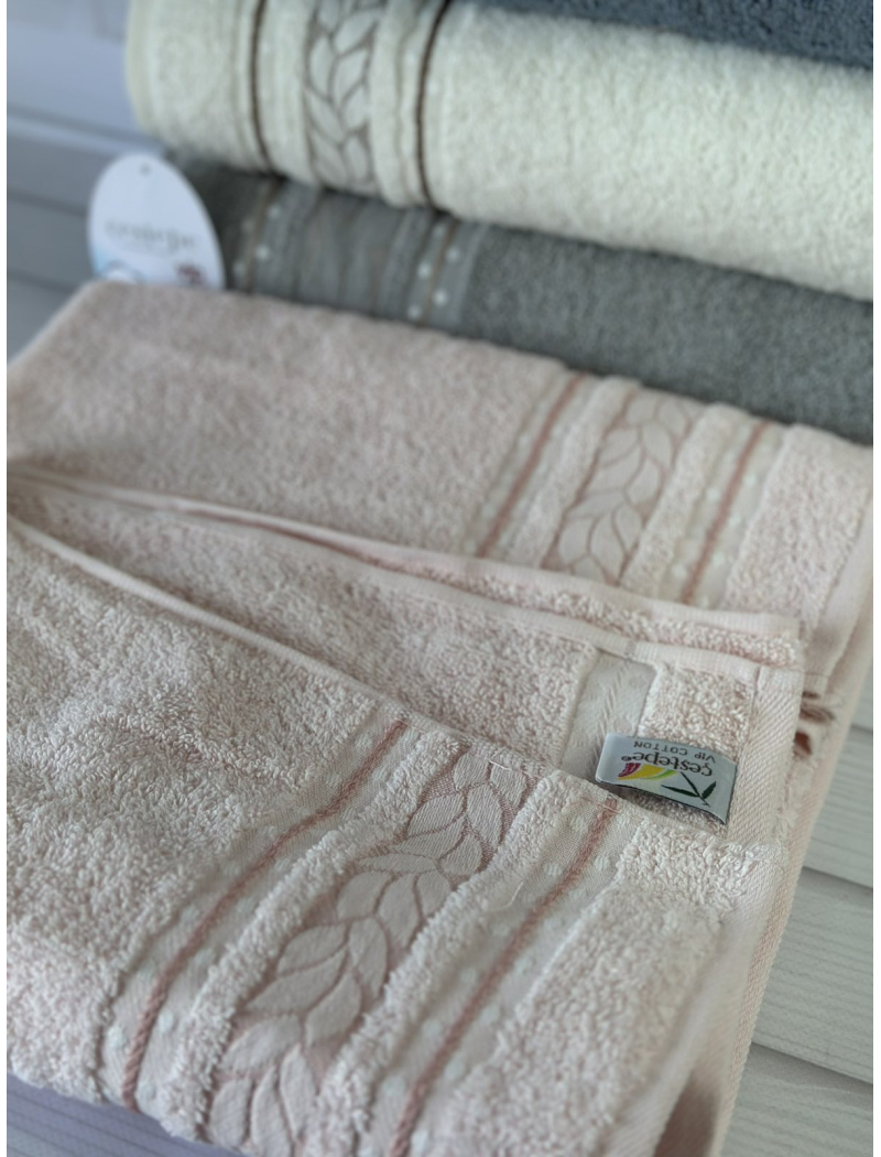 Vip cotton Filiz махрові рушники 50х90см., 6 шт/уп. CestepeТуреччина.